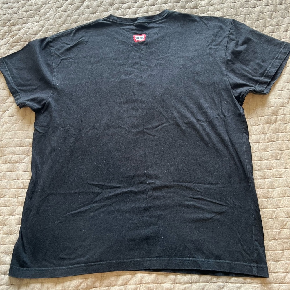 Ice Cream Black Graphic T-Shirt Size 2XL - Picture 3 of 8